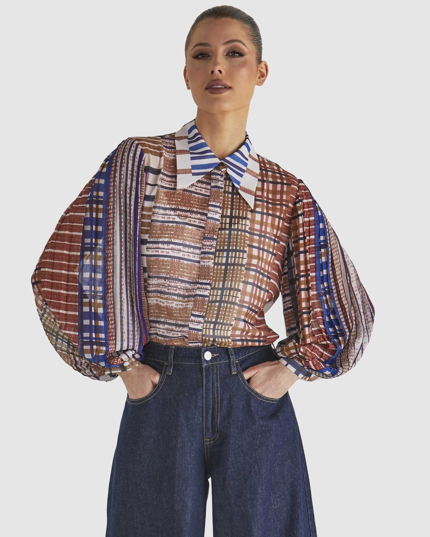 Rays Shirt (Navy Check)