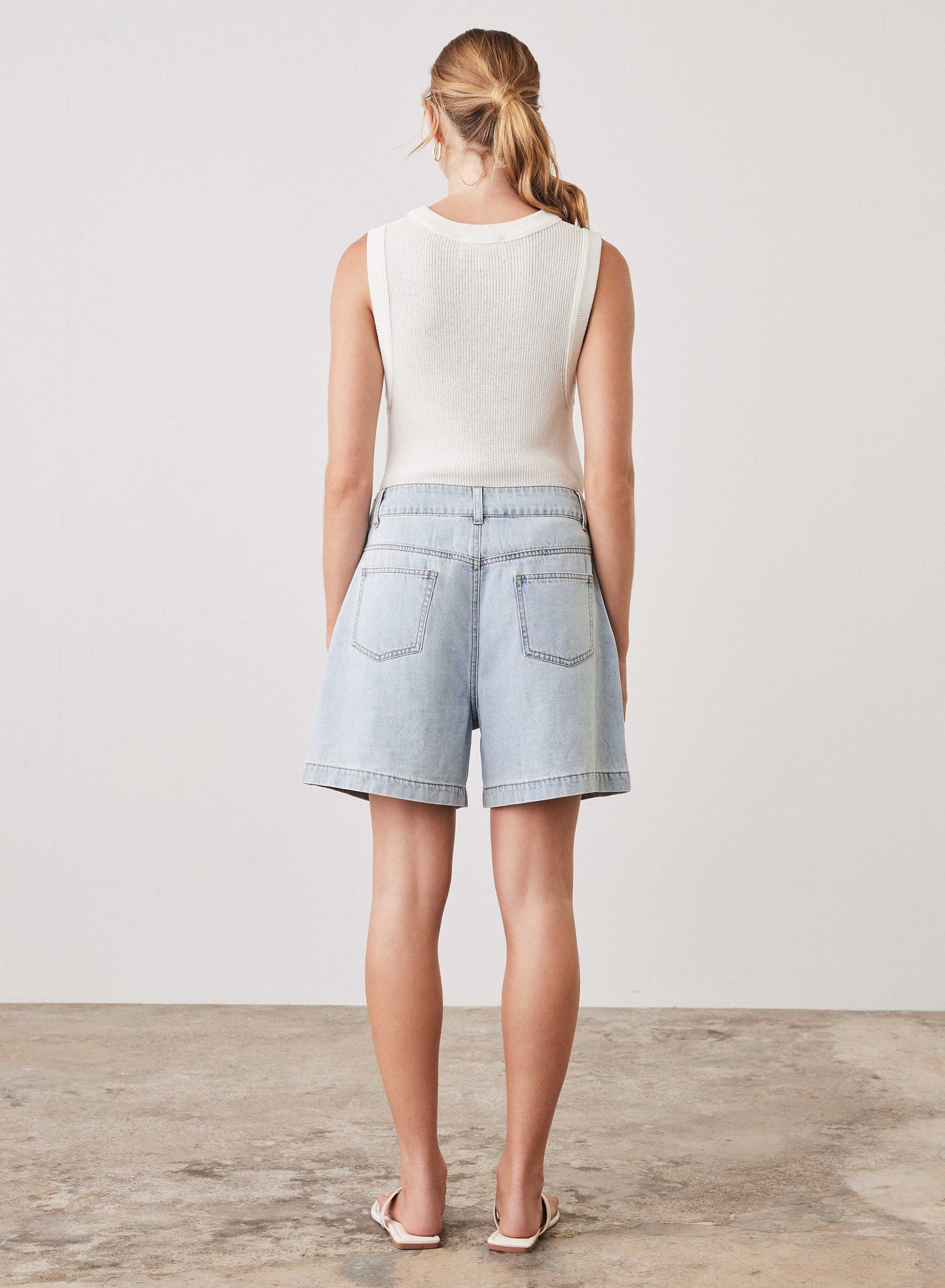 Riptide Denim Short (Light Blue)