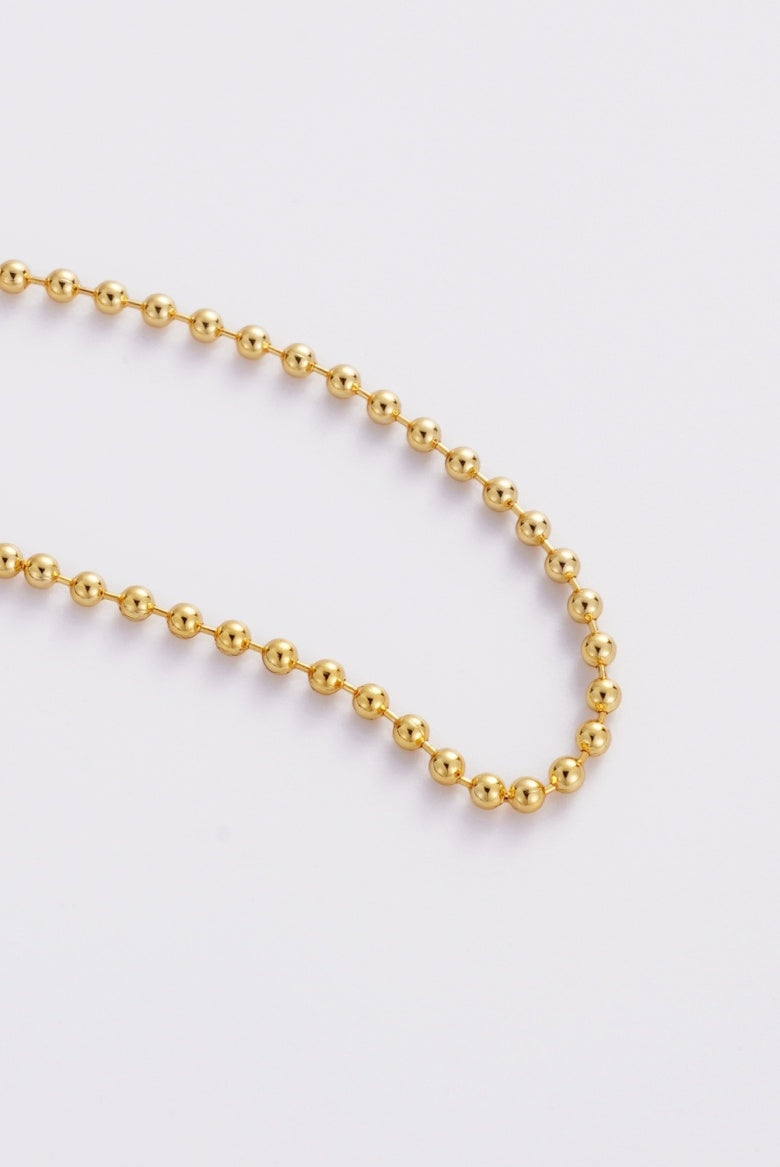 Zafino Women's Gold Ada Ball Chain Necklace | Gretel Lane