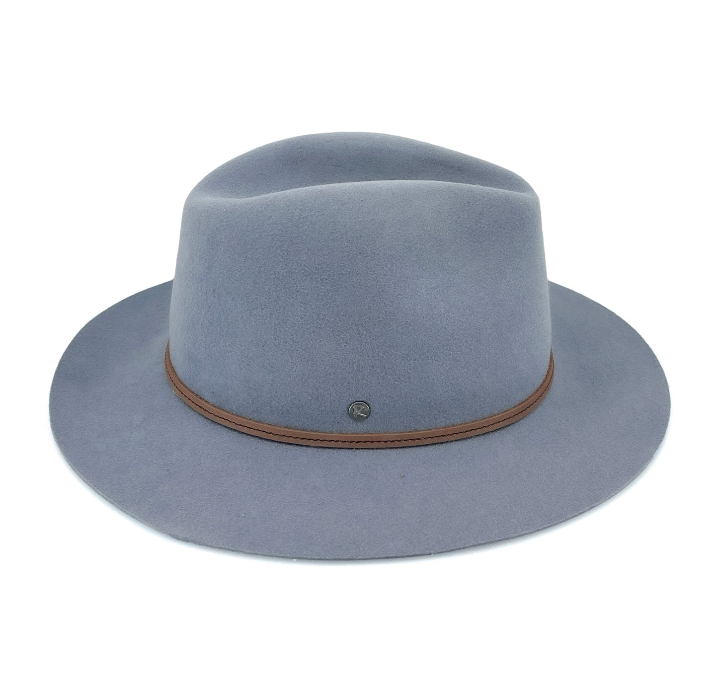 Rigon Headwear Alpine Soft Wool Felt Fedora Blue | Women's Hats | Gretel Lane