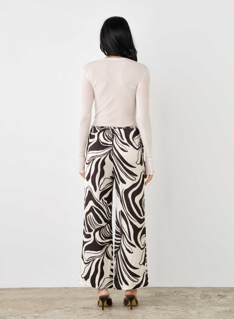 Esmaee Argyle Relaxed Full Length Pant | Women's Clothing | Gretel Lane