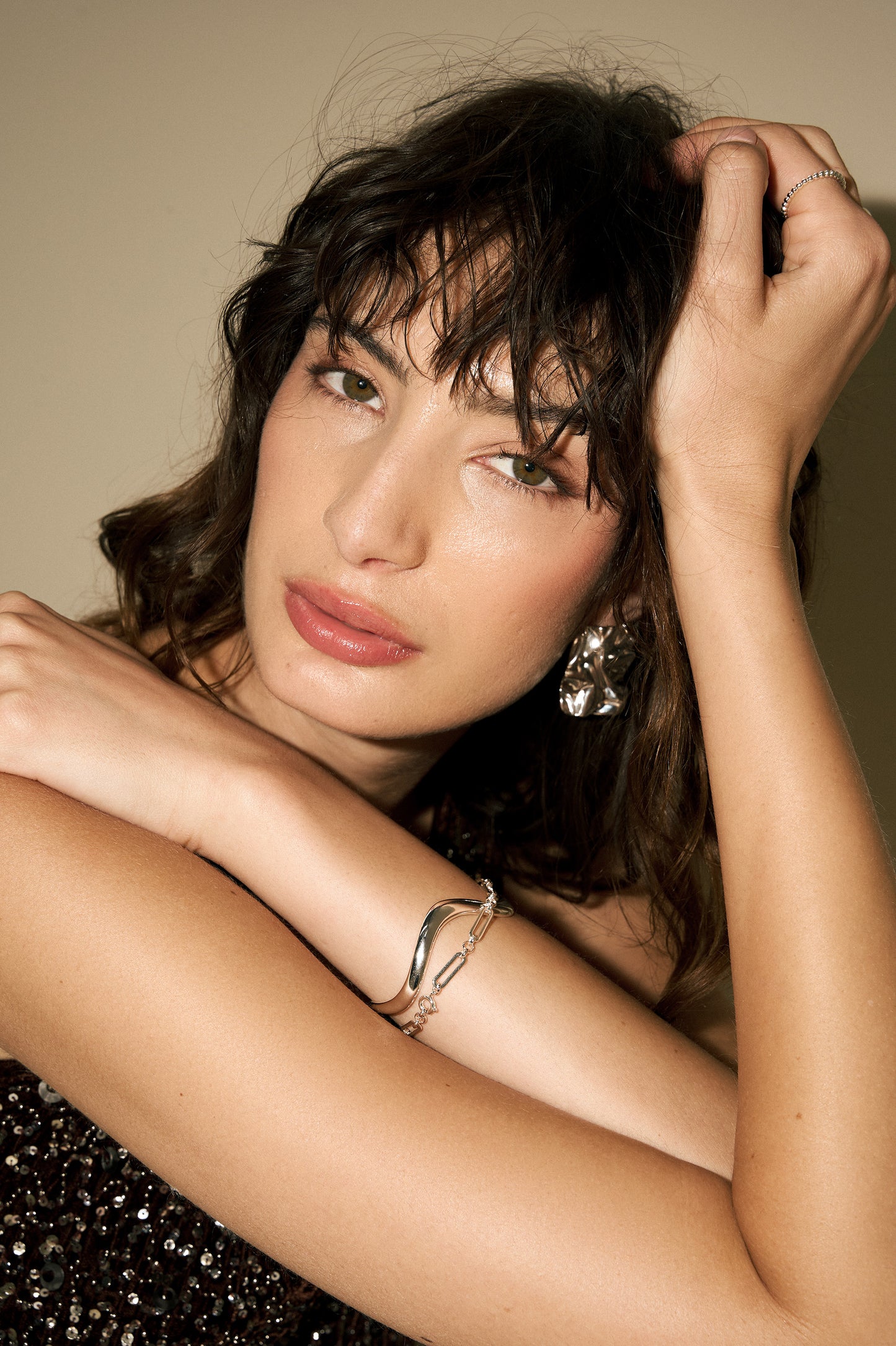 Liberte Mia Wave Open Cuff Silver | Women's Jewellery | Gretel Lane
