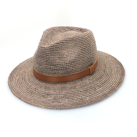 Before Dark Magdalena Raffia Style Fedora Mushroom | Women's Hats | Gretel Lane