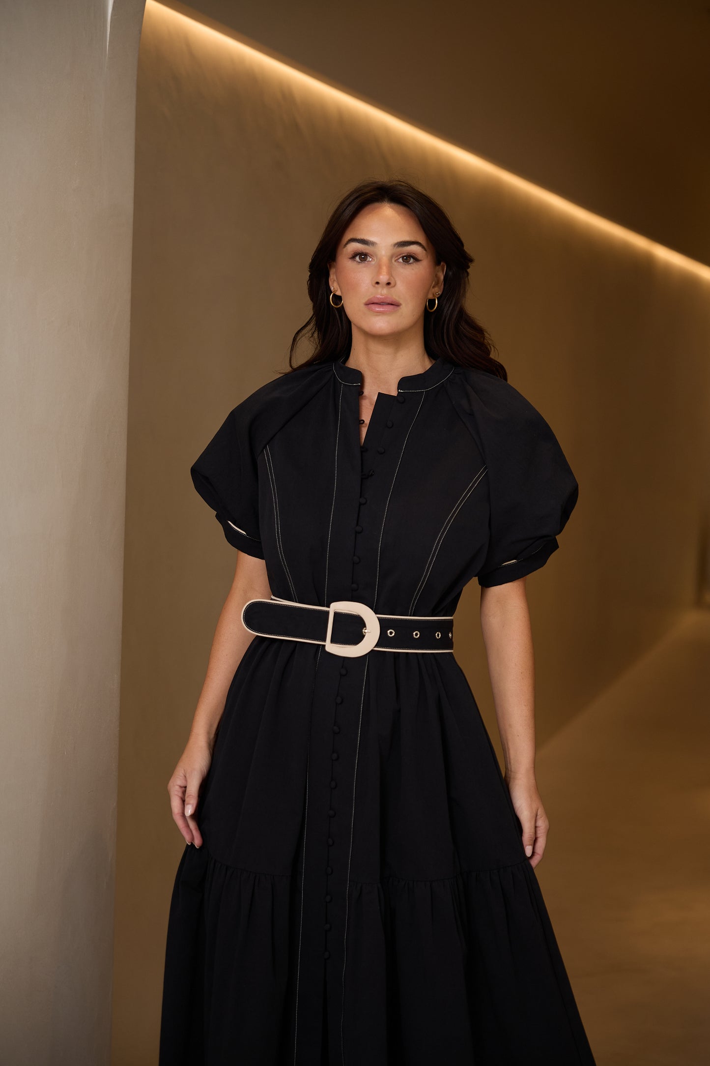 Amour Dress (Washed Black w Stone)