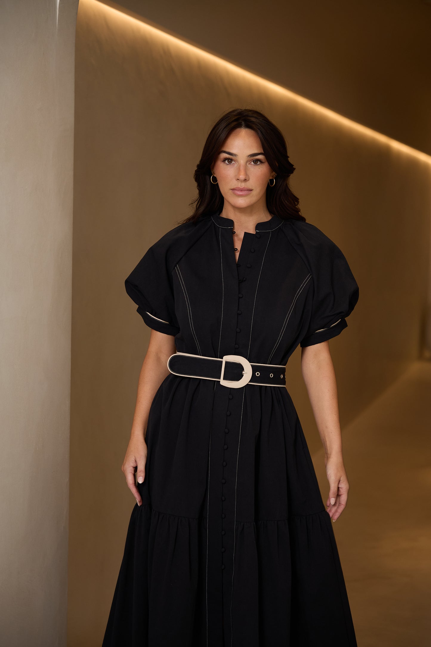 Amour Dress (Washed Black w Stone)
