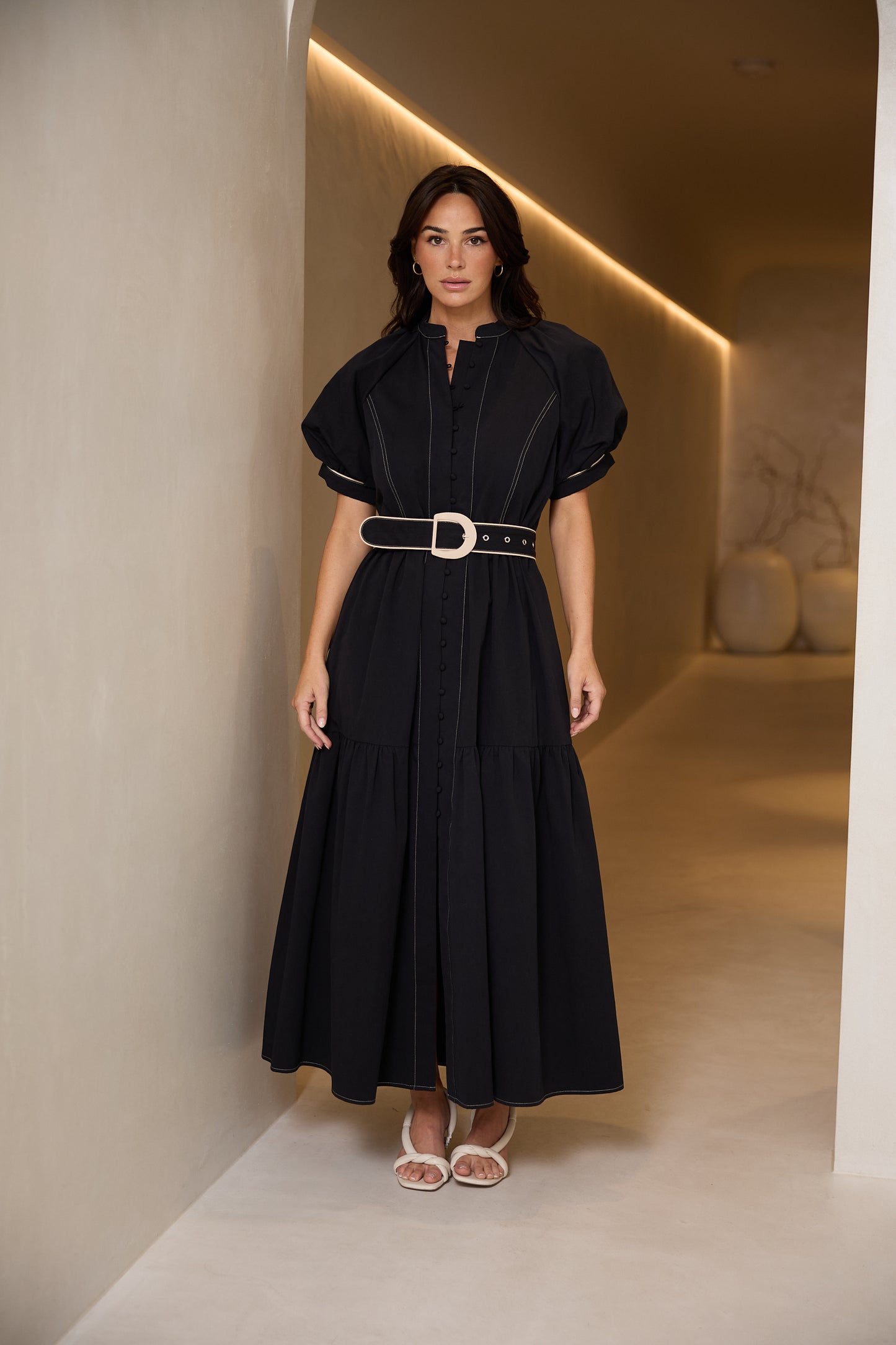 Amour Dress (Washed Black w Stone)