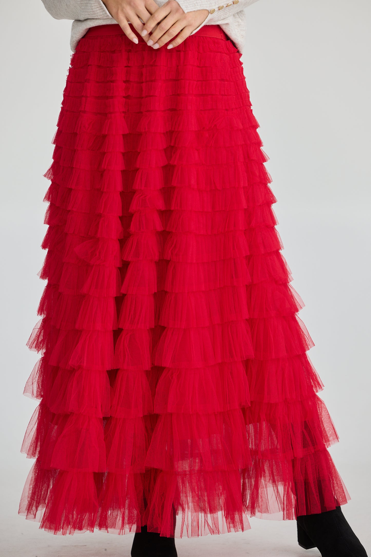 Chance Skirt (Berry Red)