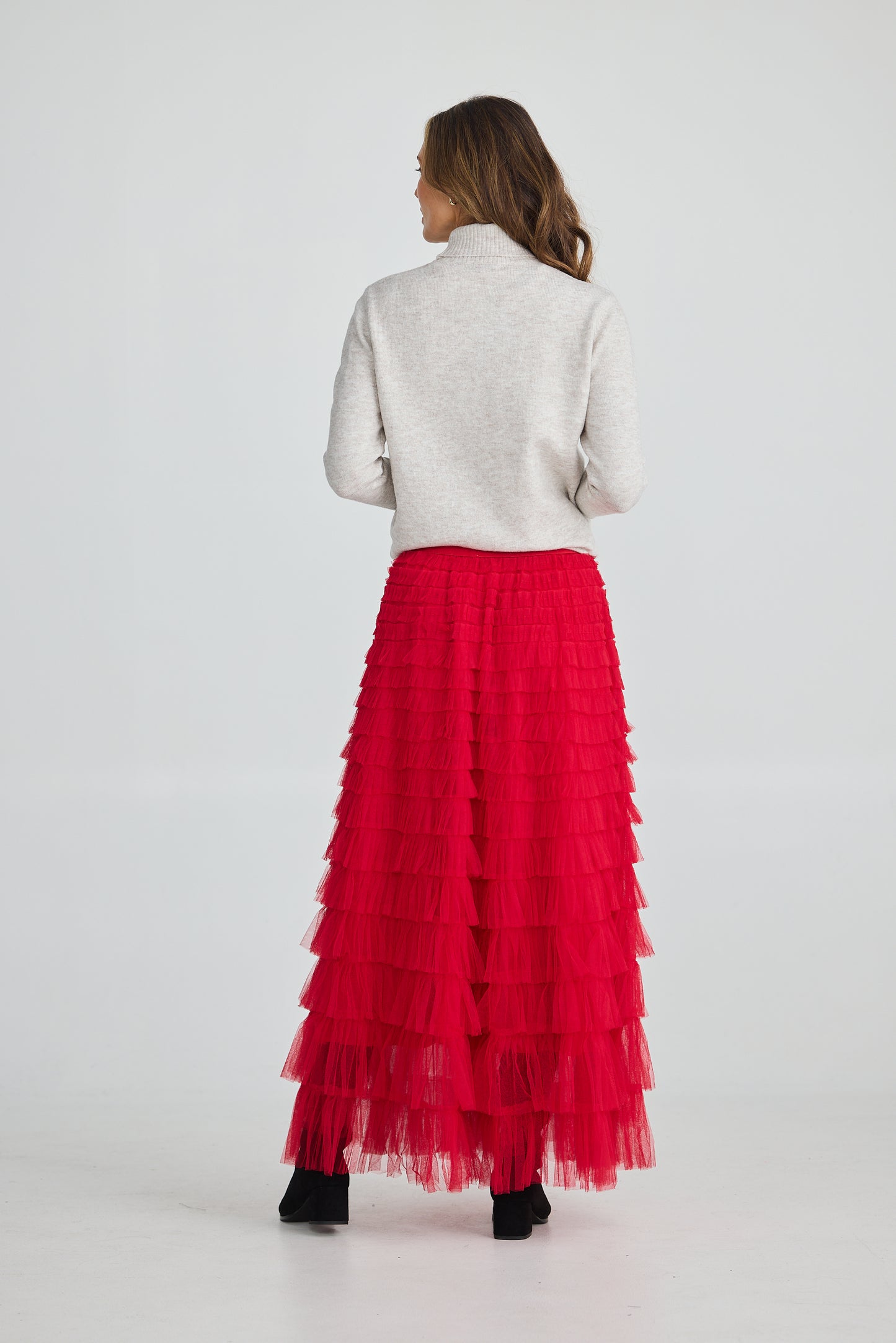 Chance Skirt (Berry Red)