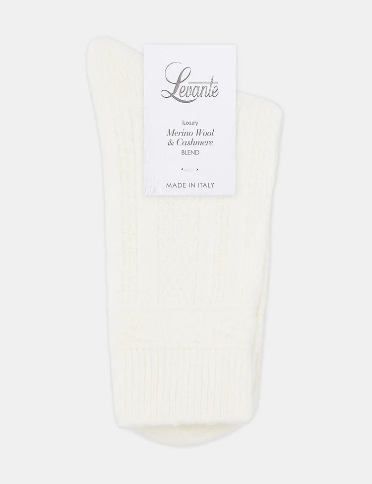 Camella Crew Sock (Crème)