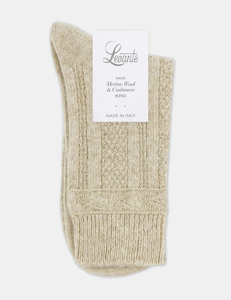 Camella Crew Sock (Oatmeal)