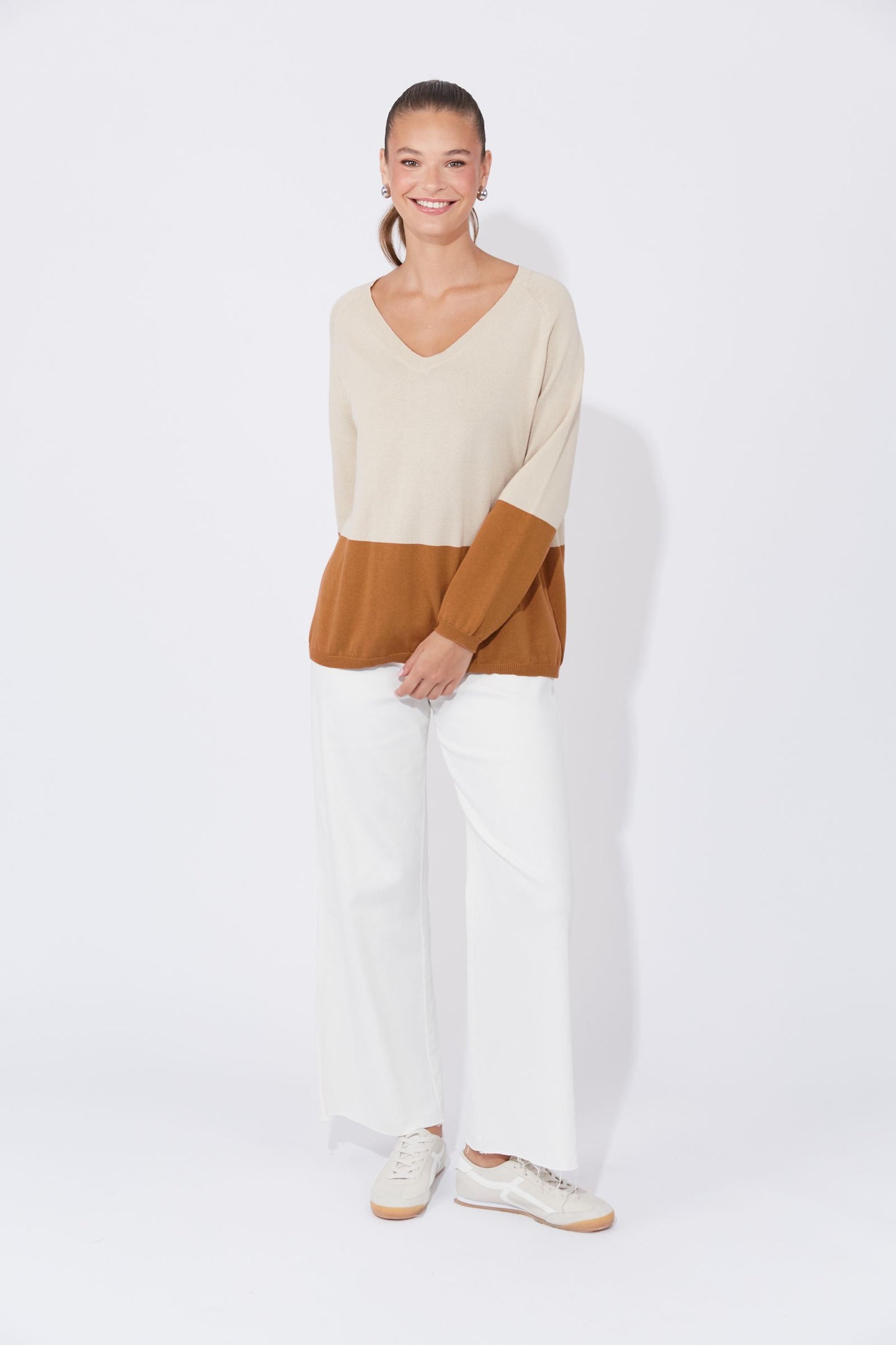 Casablanca Block Knit (Sand/Dune)