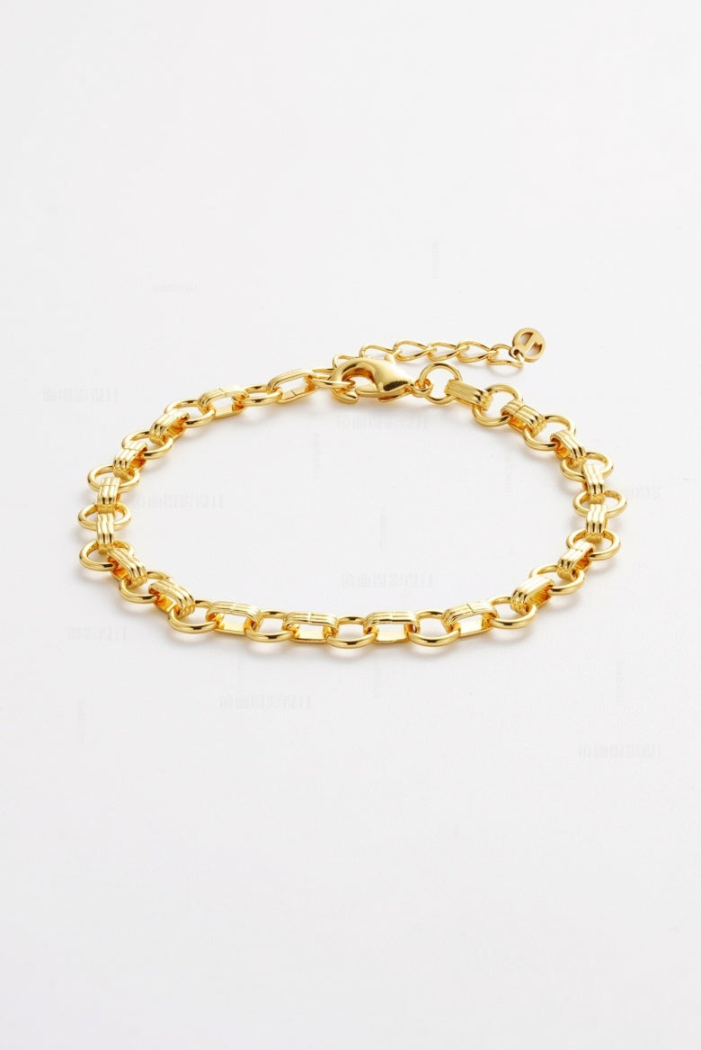 Zafino Gold Chain Link Women's Clara Bracelet | Gretel Lane