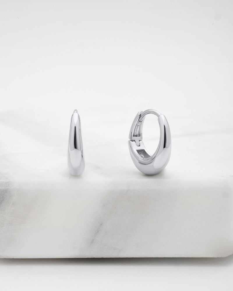 Cleo Hoop - Small (Silver)