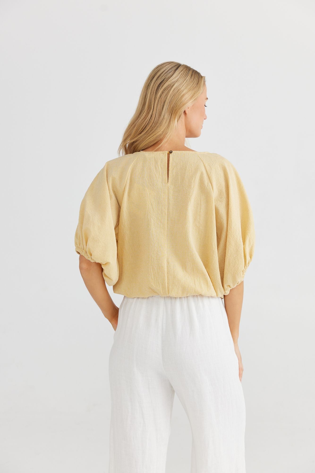 Dulce Top (Gold Check)