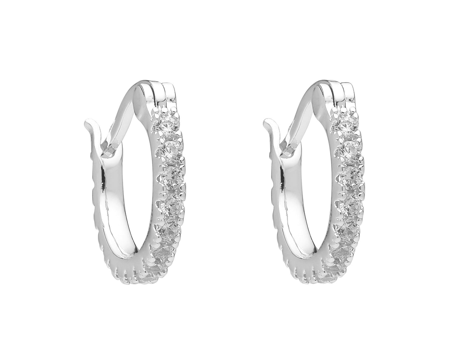 Piccola Dolce Huggie (Silver)