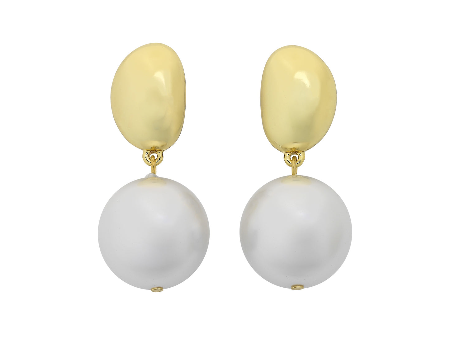 Selma Pearl Earring (Gold)