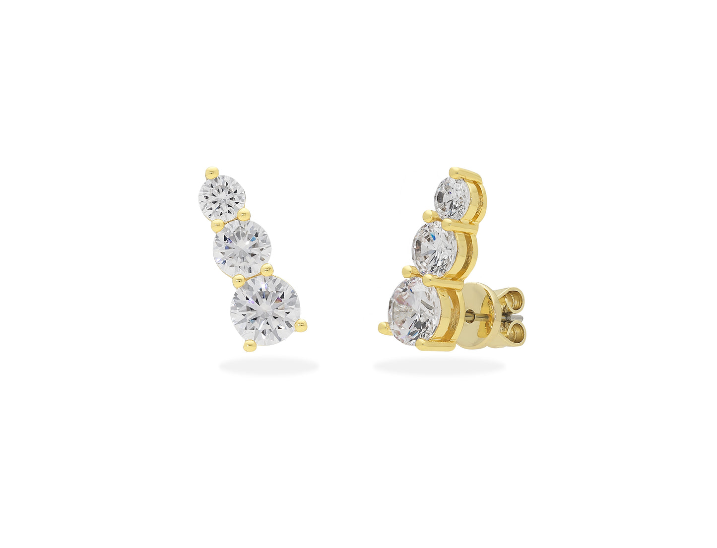 Luxe Audrey Ear Climber (Gold)
