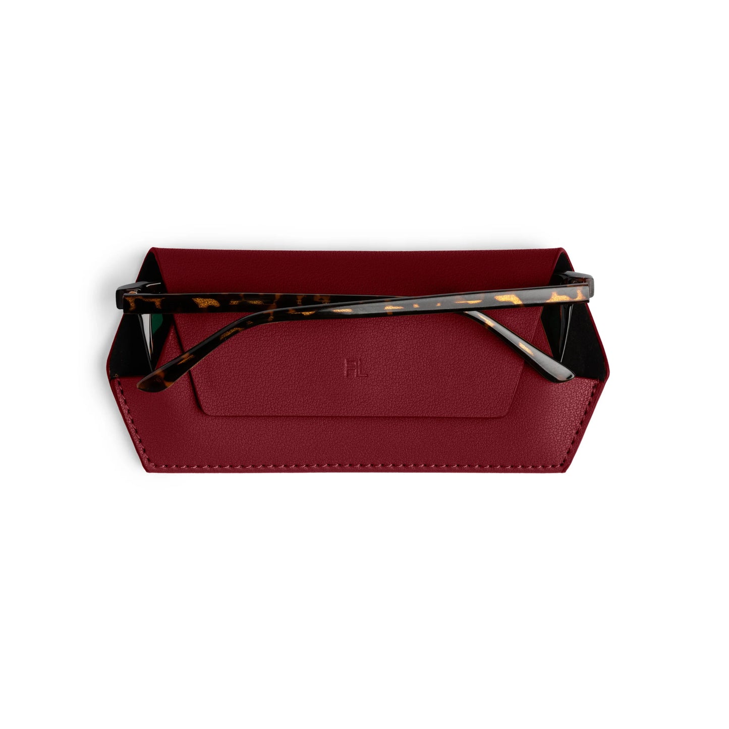 F&L Glasses Case (Burgundy)