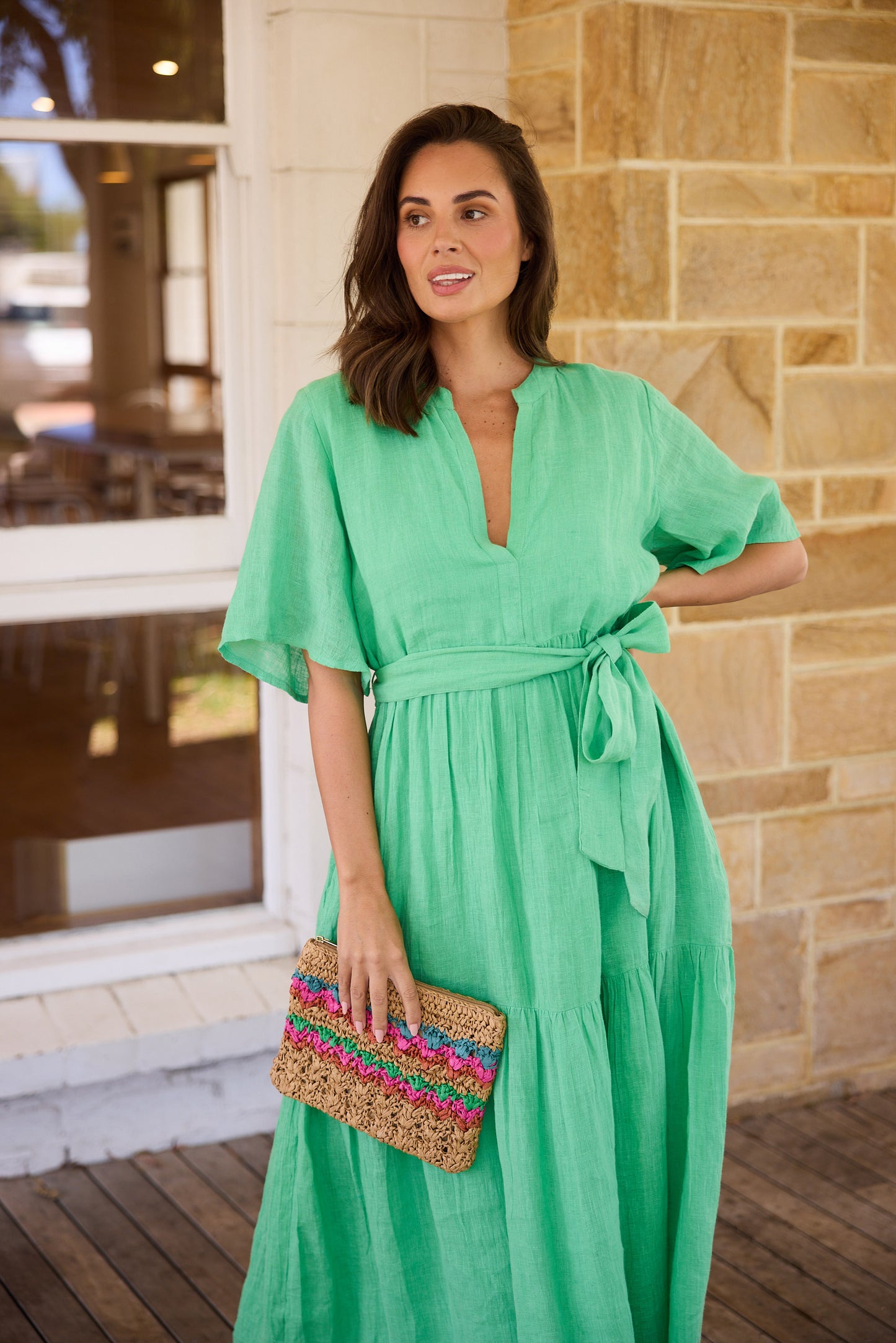 Lynwood Dress (Apple Gauze)