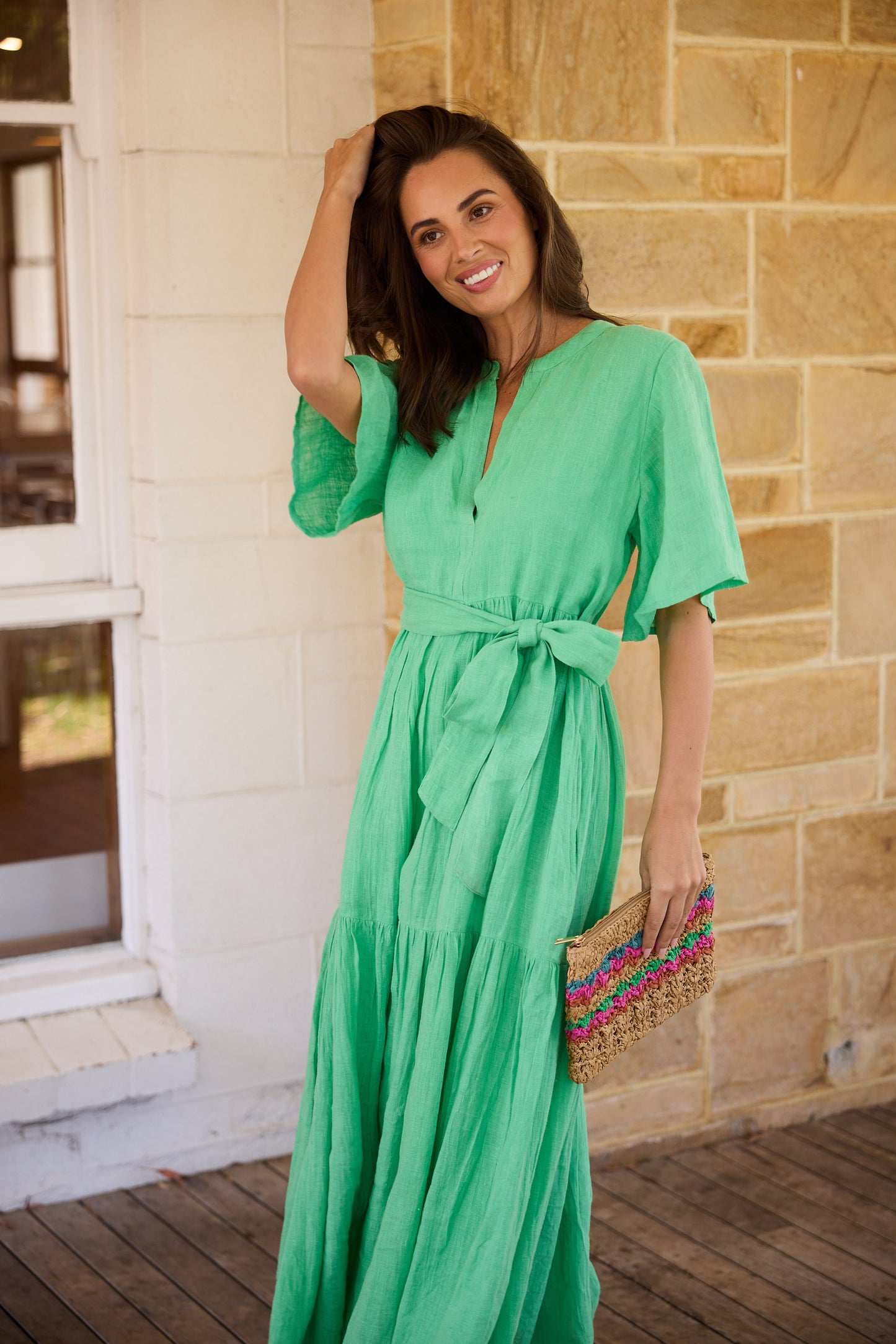 Lynwood Dress (Apple Gauze)