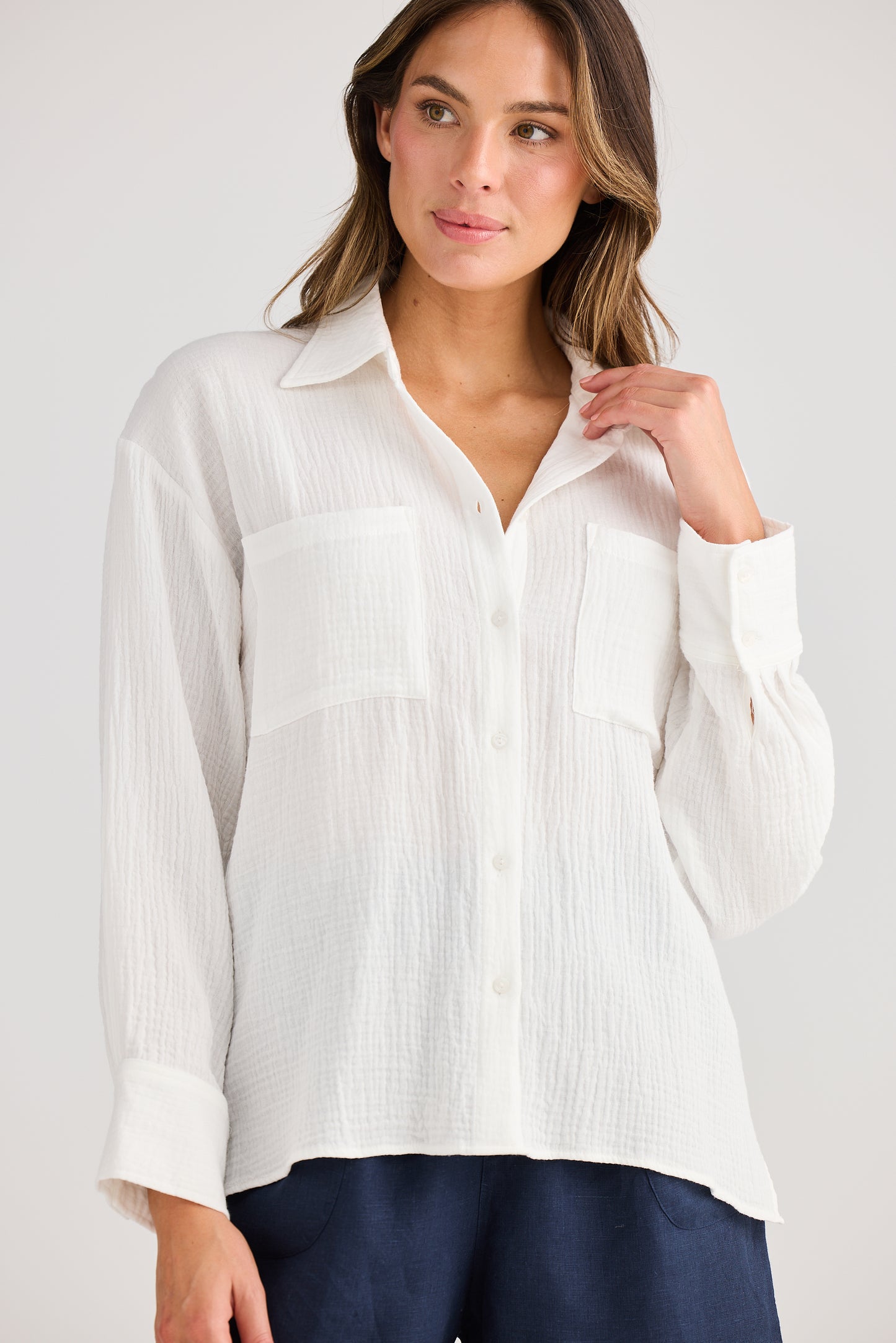 Coral Shirt (White)