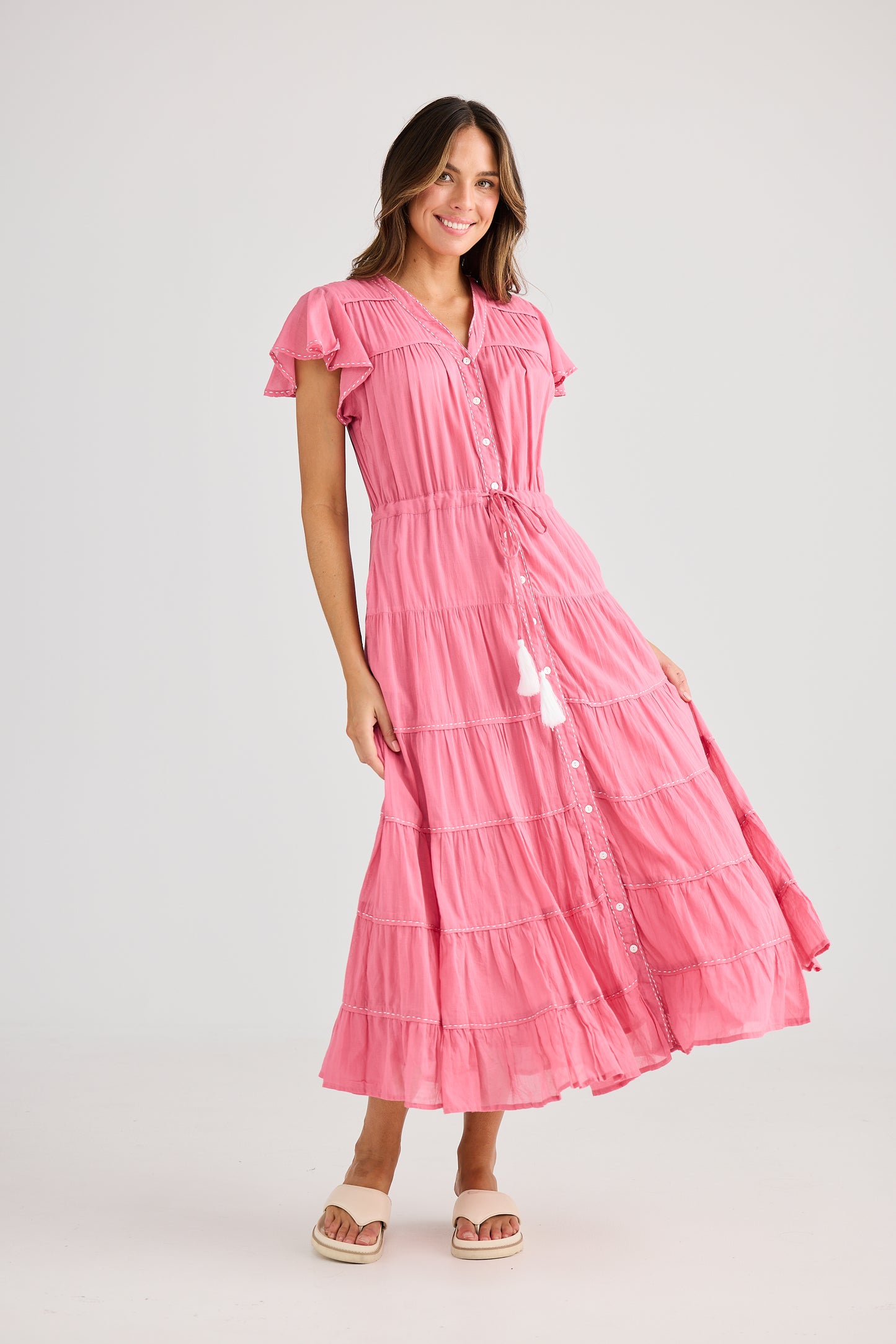 Delilah Dress (Cosmo Pink)