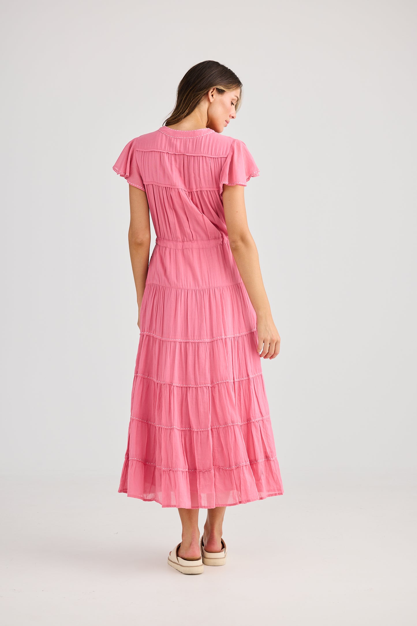 Delilah Dress (Cosmo Pink)
