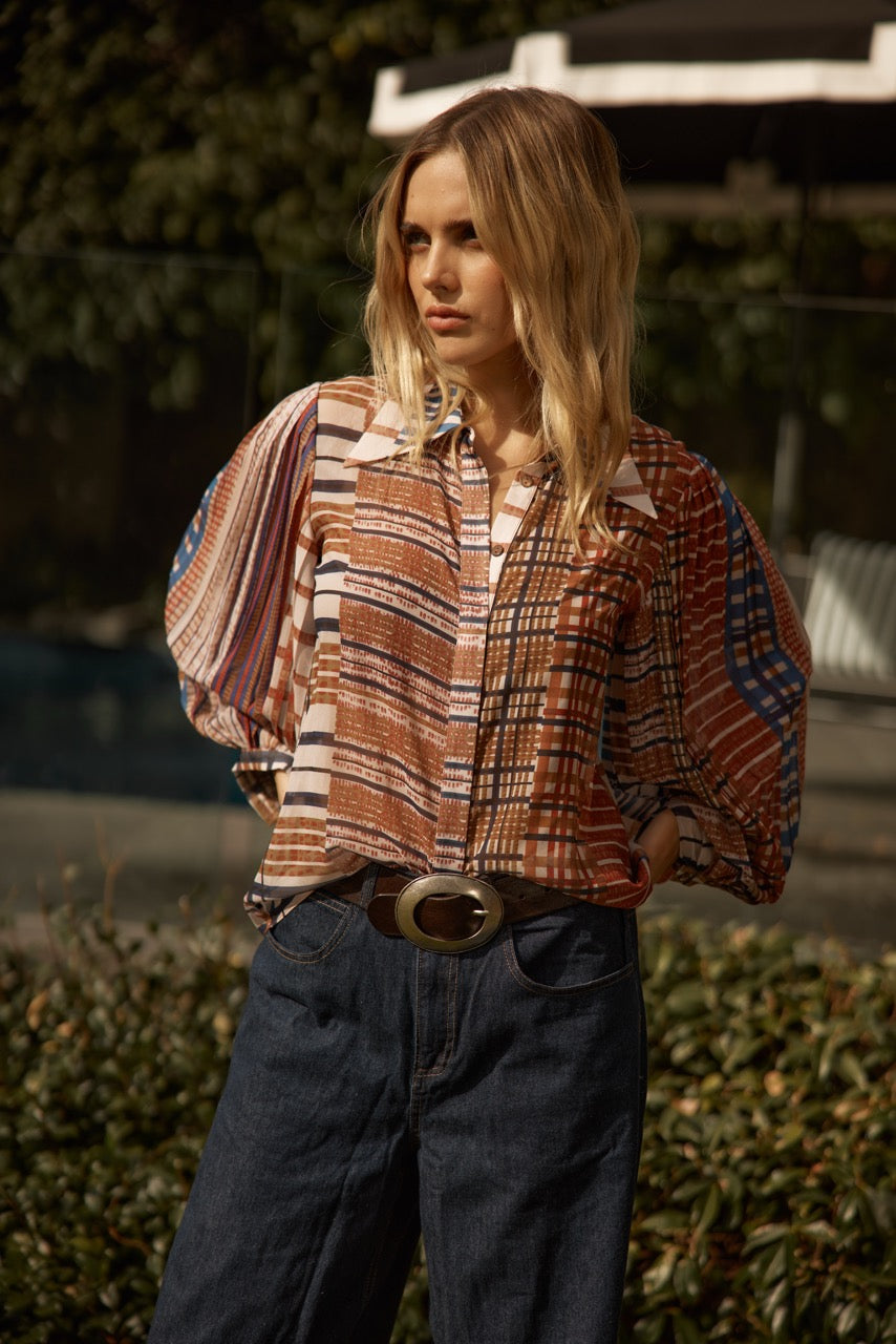 Rays Shirt (Navy Check)