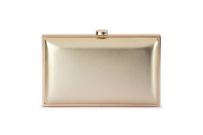 Lucy Metallic Clutch (Gold)