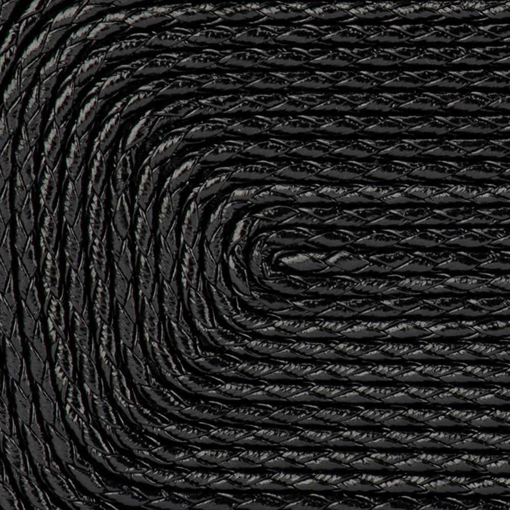 Martina Coiled Rope Clutch (Black)