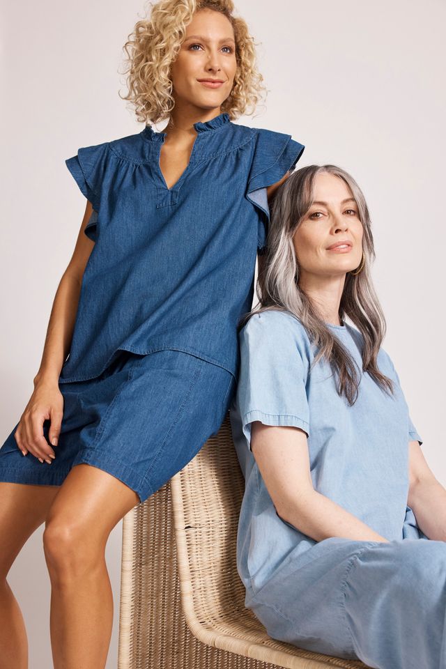 Melenia Denim Short (Indigo)