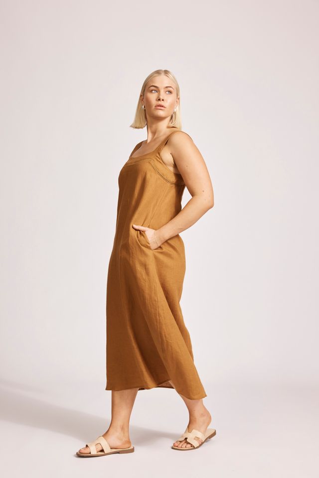 Miramar Tank Maxi Dress (Caramel)