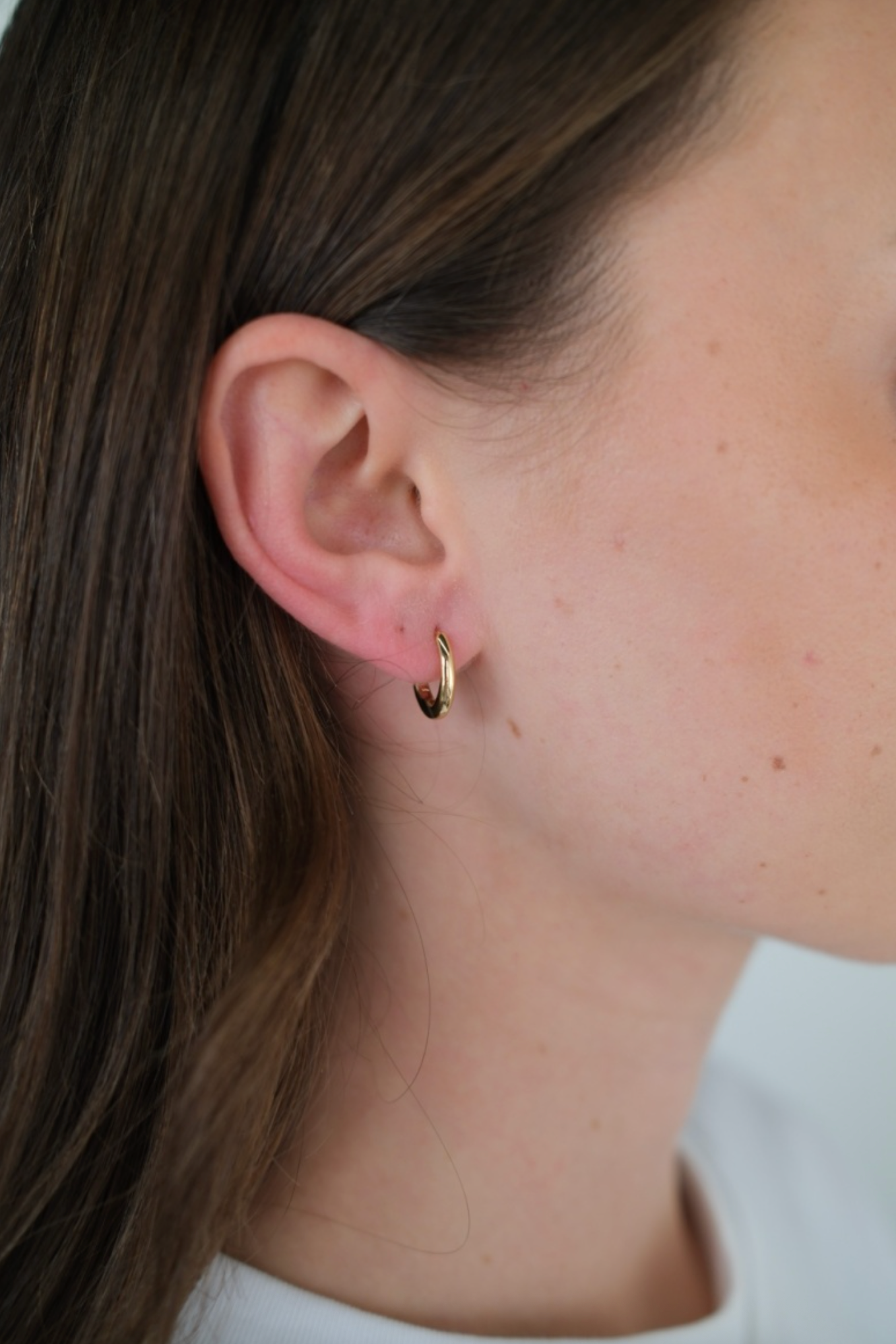 Zafino Pia Small Hoop Earrings Gold | Women's Jewellery | Gretel Lane