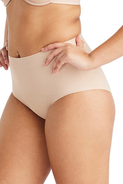Revive Smooth Waisted Brief (Warm Taupe)