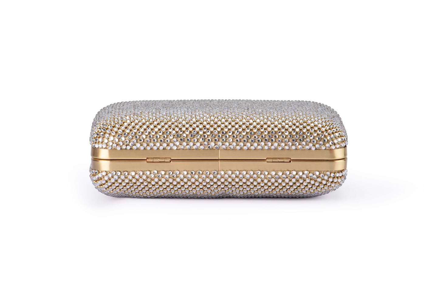Ronny Crystal Mesh Clutch (Champagne)