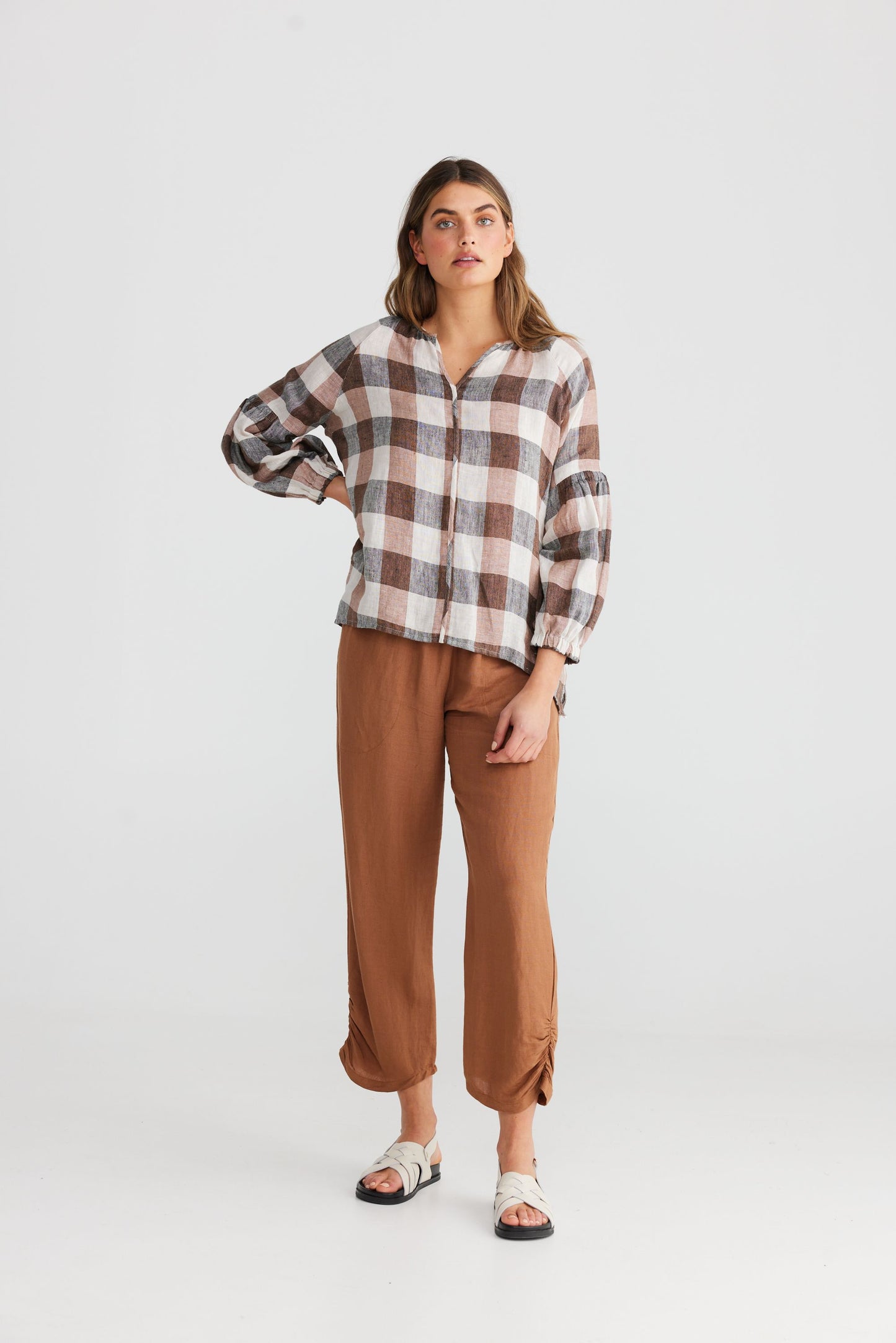 Salerno Top (Luciana Check)