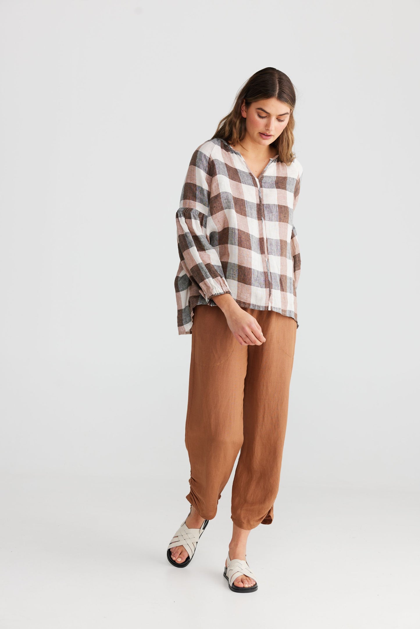 Salerno Top (Luciana Check)