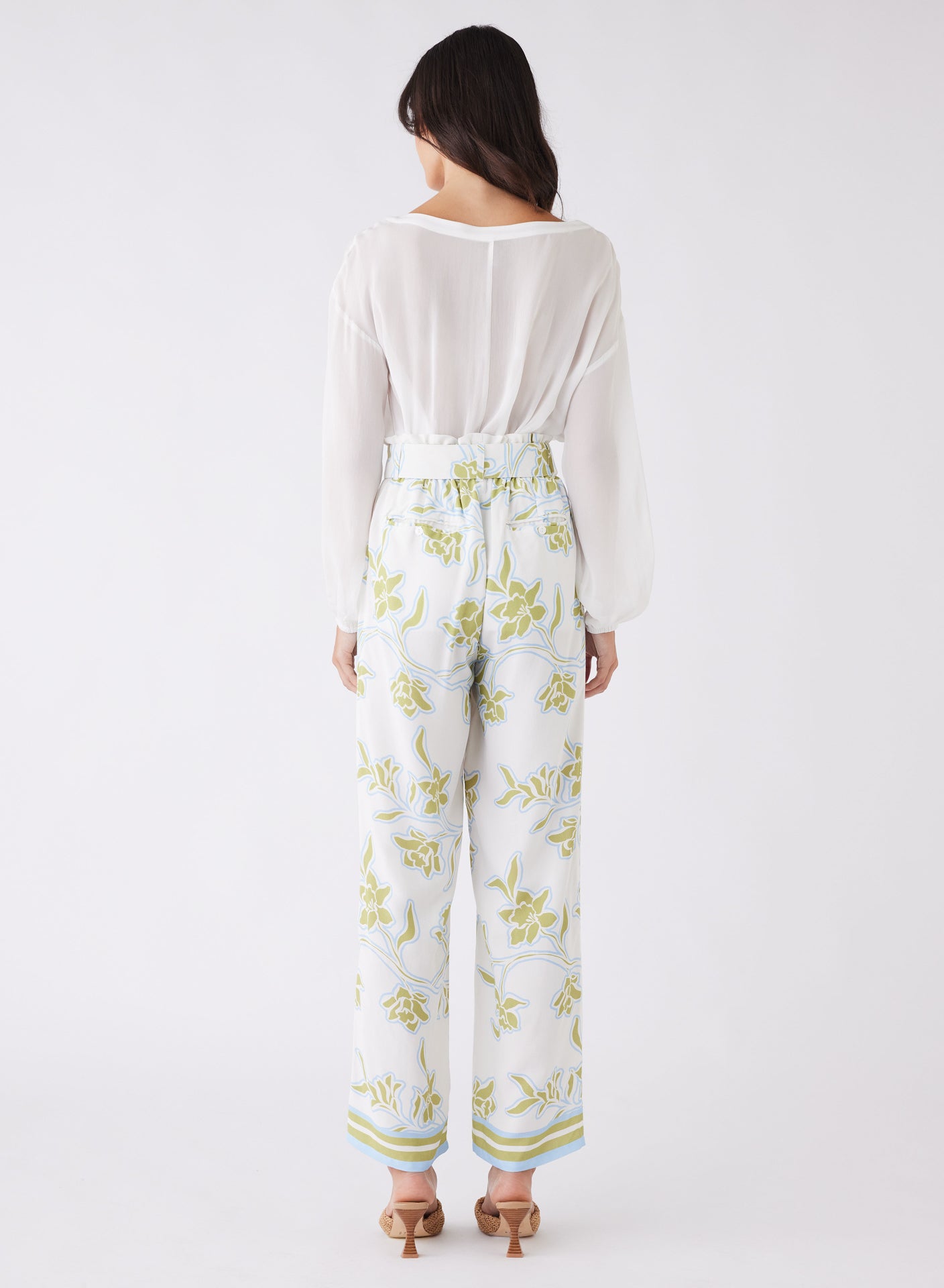 Tranquility Pant (Olive Floral)