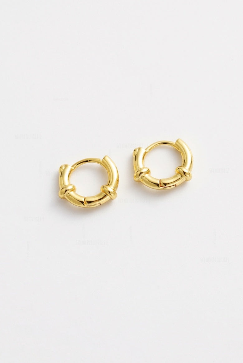 Zafino Women's Gold Tessa Huggie Earring | Gretel Lane