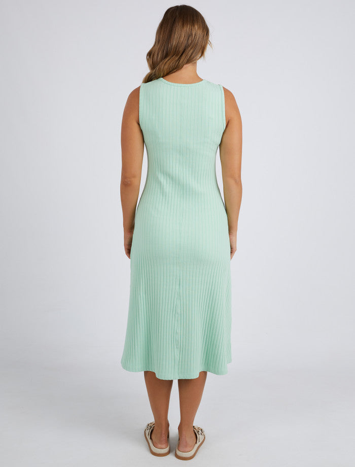 Amelie Rib Dress (Fresh Mint)
