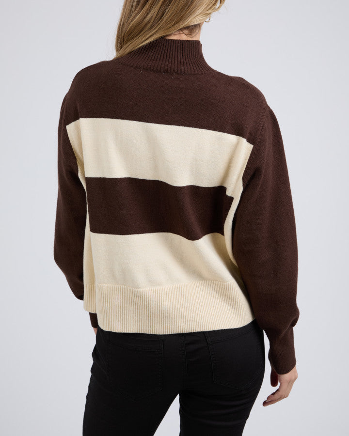 Canterbury Knit (Coffee Quartz & Vintage White)
