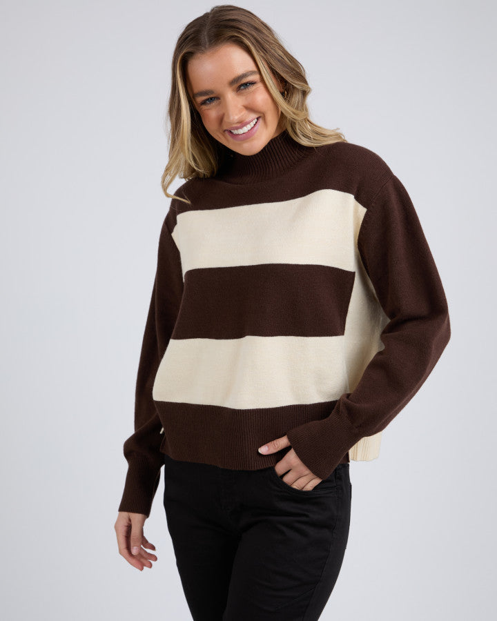 Canterbury Knit (Coffee Quartz & Vintage White)
