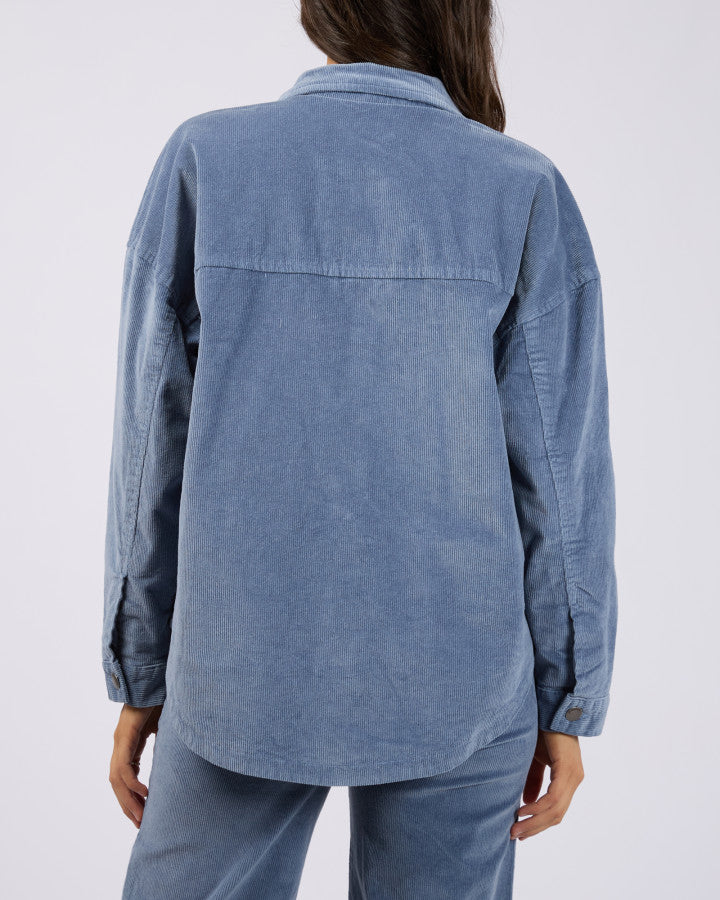 Emma Cord Shacket (Light Blue)