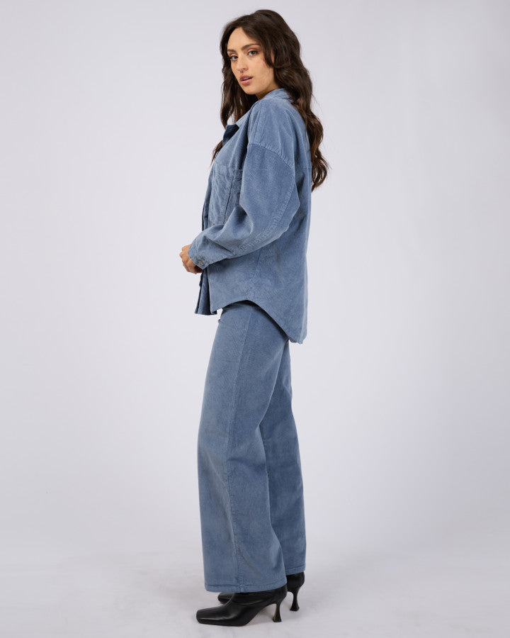 Emma Cord Shacket (Light Blue)