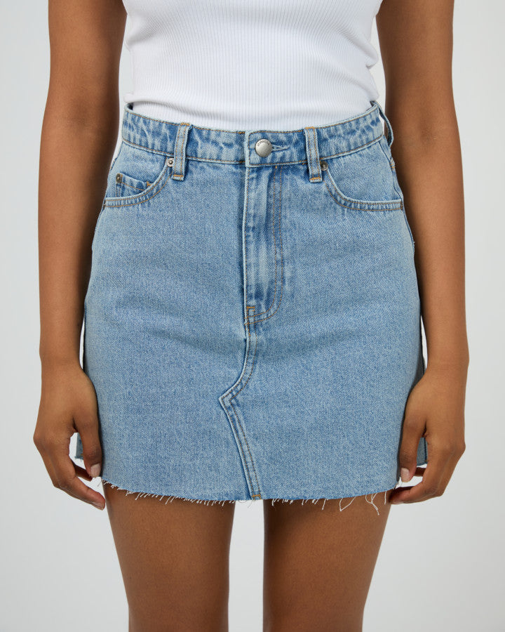 Margot Denim Skirt (Light Blue)