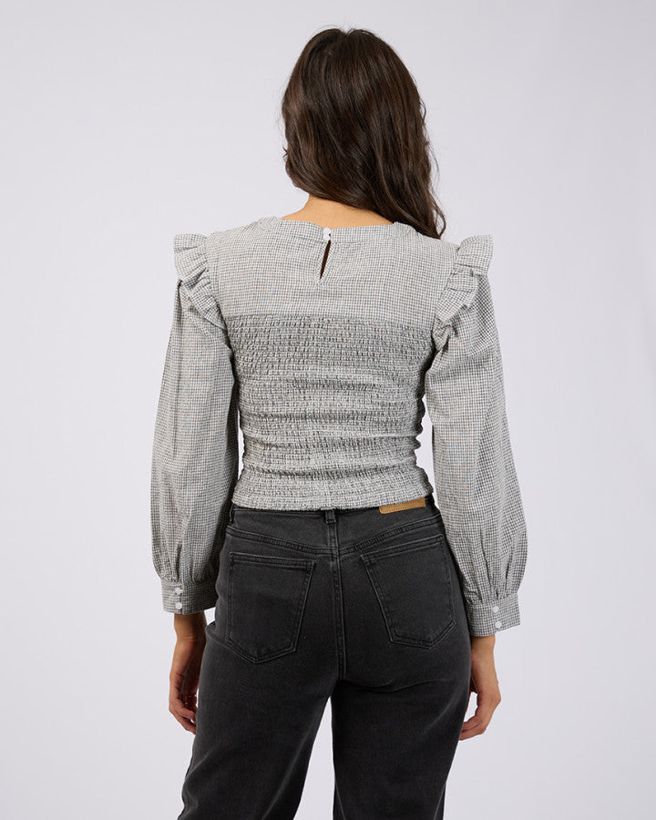 Remy Long Sleeve Top (Check)