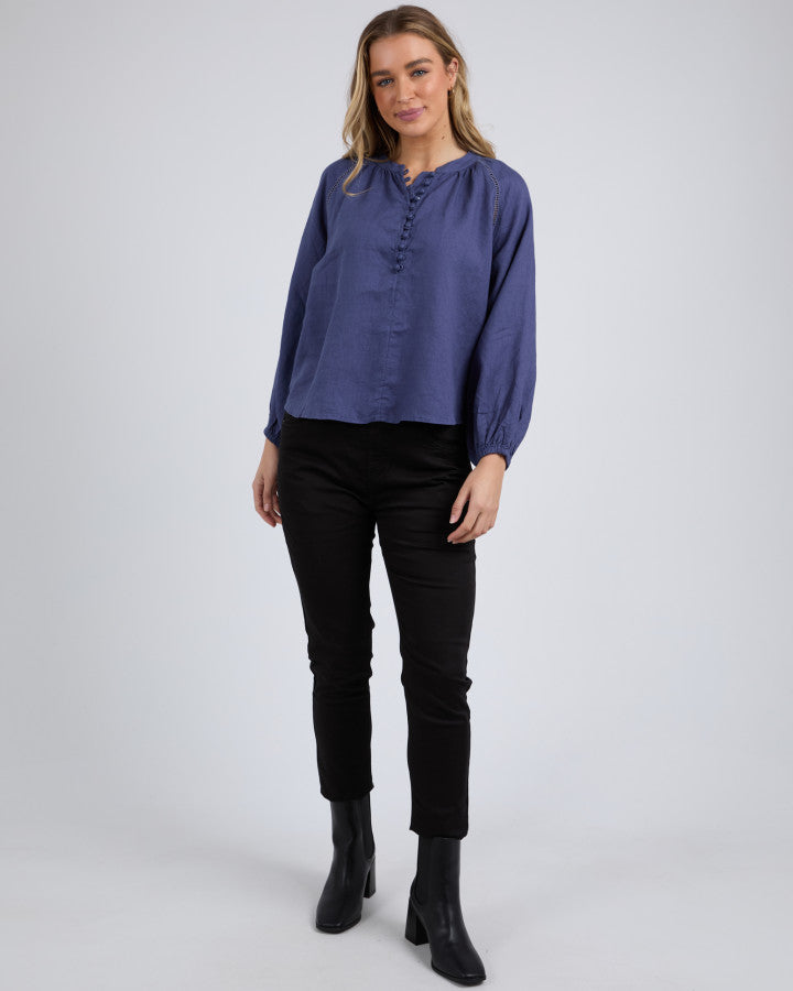 Sardina Blouse (Deep Blue)
