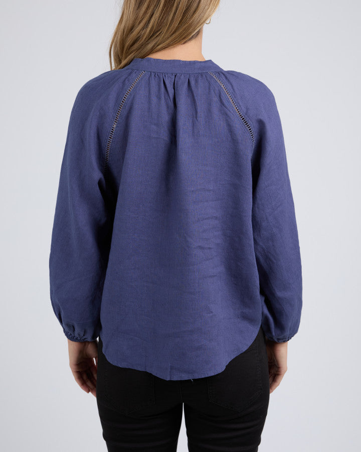 Sardina Blouse (Deep Blue)