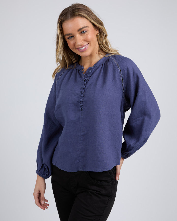 Sardina Blouse (Deep Blue)