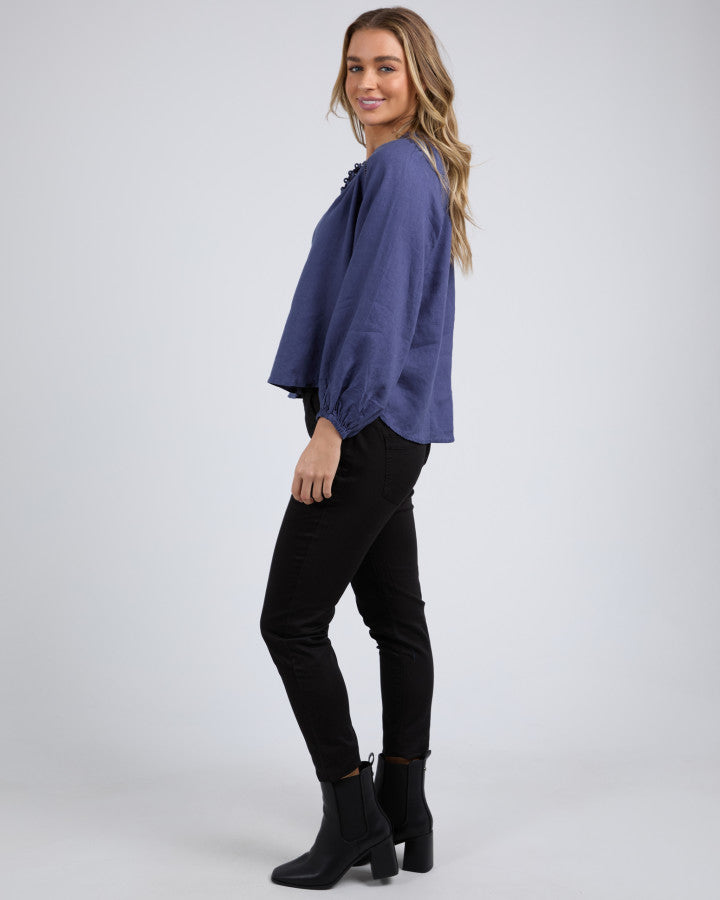 Sardina Blouse (Deep Blue)